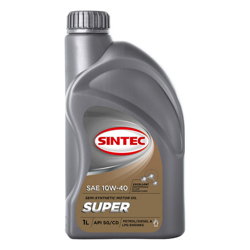 Масло моторное Sintec Super 10W-40 полусинтетическое 1 л